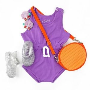 NEW! June & January Violet tank romper 2T